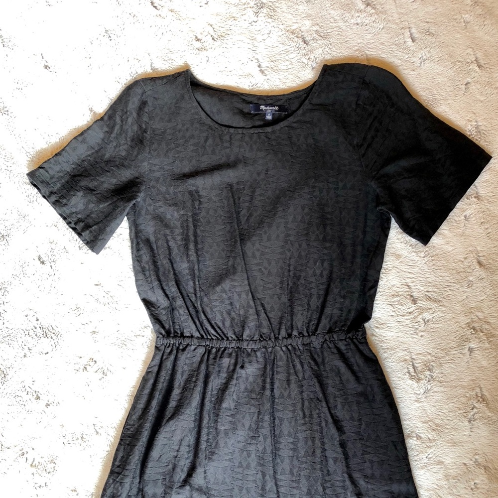 MADEWELL short sleeve cinch waist dress, size S